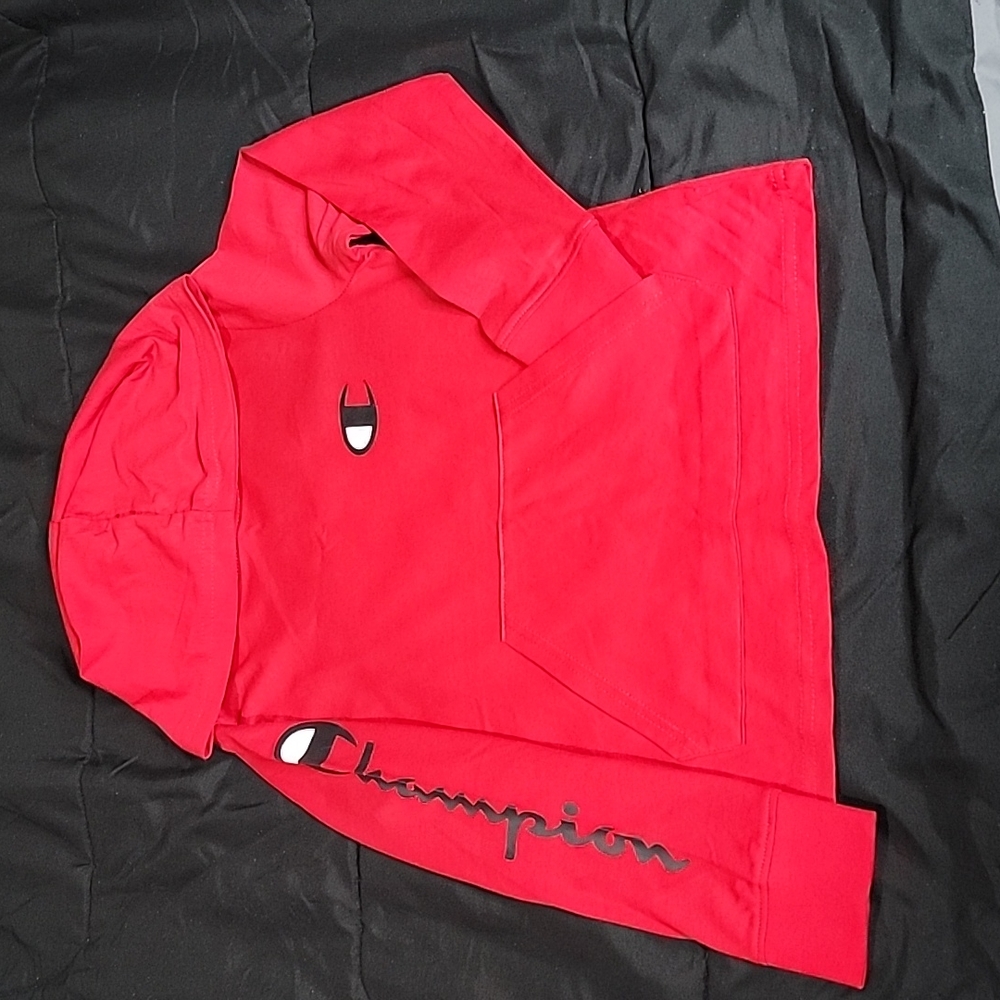 Nwt Champion Red Long Sleeve Tee